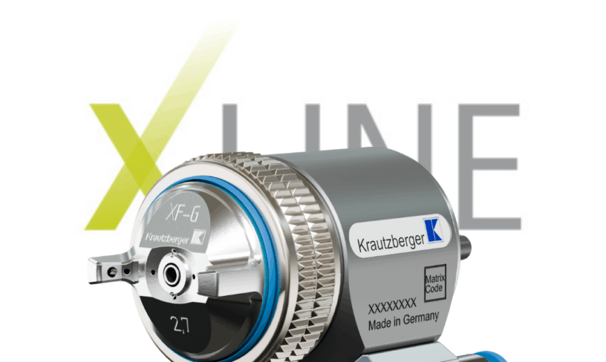 Automatyczny pistolet natryskowy dla mediów ekstremalnie ściernych